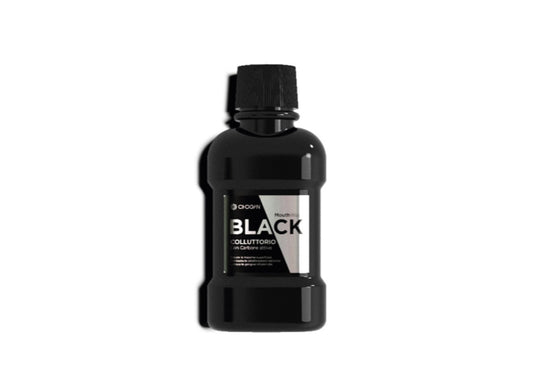 Bain de bouche black au charbon actif 80ml