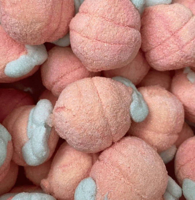 Marshmallow pêche fourré ( par 5)