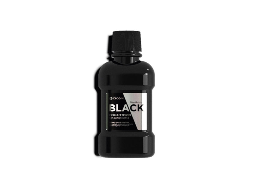 Bain de bouche black au charbon actif 80ml