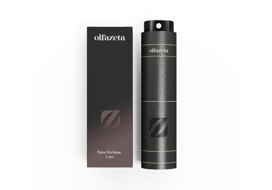 Étui à parfum de poche noir